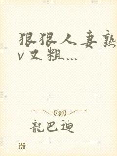 狠狠人妻熟妇av又粗...