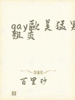 gay欧美猛男粗爽