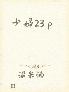少妇23 p