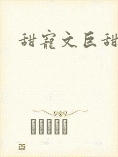 甜宠文巨甜he封面