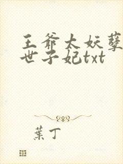 王爷太妖孽绝宠世子妃txt