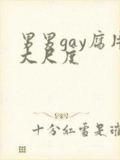 男男gay腐片大尺度封面