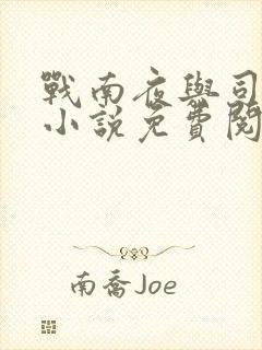 战南夜与司恋的小说免费阅读全文