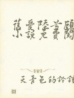 旧爱陆兮顾淮远小说免费阅读