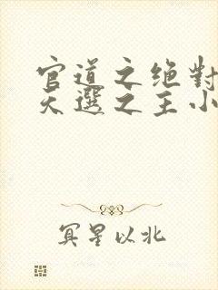 官道之绝对权力天选之主小说完结