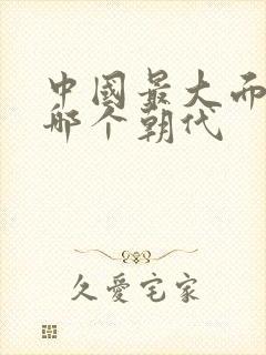 中国最大面积是哪个朝代