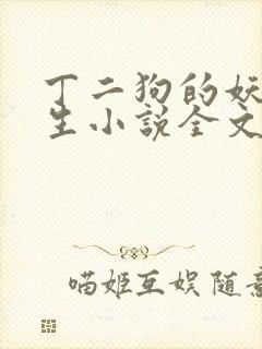 丁二狗的妖孽人生小说全文免费