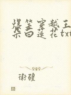 爆笑穿越王妃是朵白莲花txt