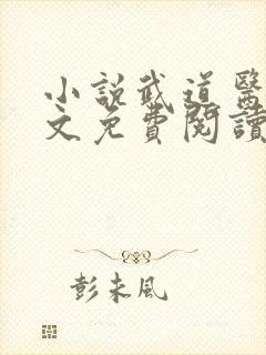 小说武道医王全文免费阅读