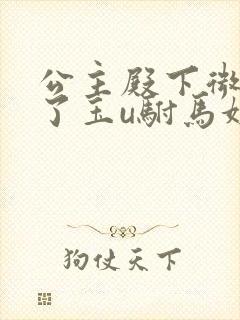 公主殿下微臣馋了玉u驸马姓傅封面