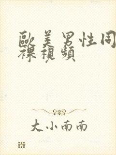 欧美男性同性恋裸视频