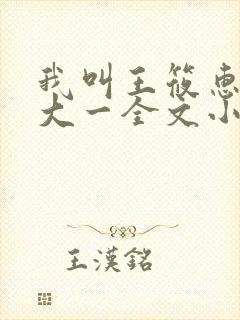 我叫王筱惠今年大一全文小说