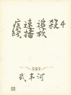 疾速追杀4 在线播放