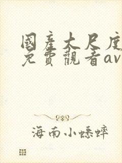 国产大尺度在线免费观看av