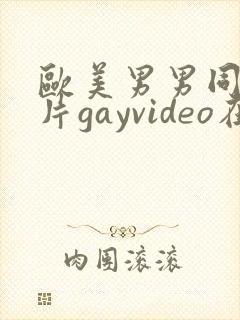 欧美男男同性恋片gayvideo在线看