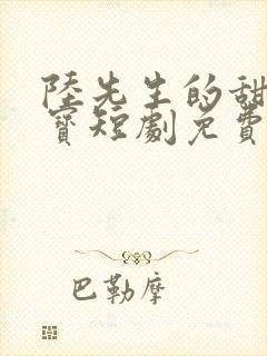 陆先生的甜妻酷宝短剧免费观看全集