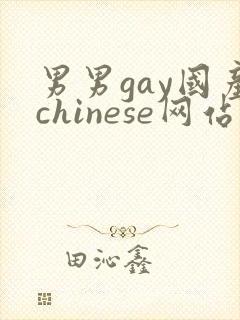 男男gay国产chinese网站封面