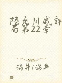 陆允川戚许大结局第22章