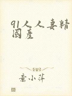 91人人妻精品国产封面