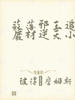 苏落邪王追妻:废材逆天小姐