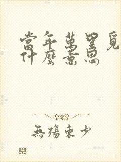 当年万里觅封侯什么意思