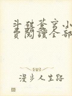 斗破苍穹小说免费阅读全部在线封面