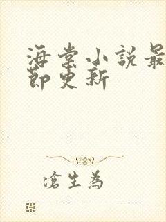 海棠小说最新章节更新