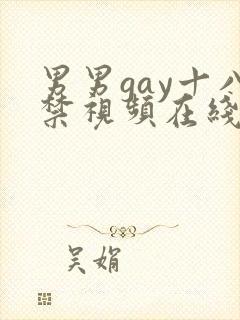 男男gay十八禁视频在线观看