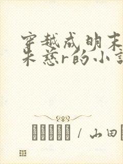 穿越成明末太子朱慈r的小说