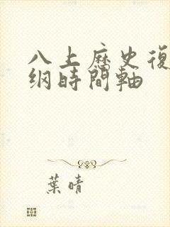 八上历史复习提纲时间轴