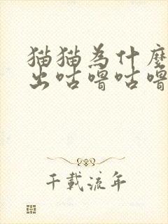 猫猫为什么会发出咕噜咕噜的声音呢