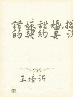 错嫁甜婚,总裁的契约妻 淇沅