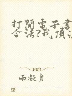 打开电子书盗墓合法?我顶流歌手在线盗墓