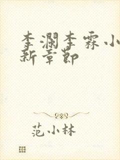 李澜李霖小说最新章节封面