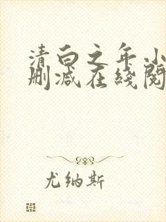 清白之年小说无删减在线阅读