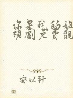 你是我的姐妹电视剧免费观看41集