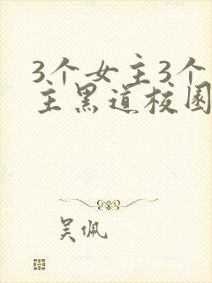 3个女主3个男主黑道校园小说封面