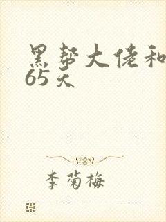 黑帮大佬和我365天