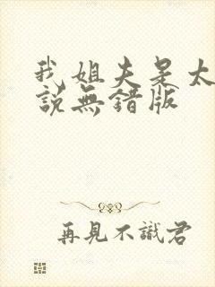 我姐夫是太子小说无错版