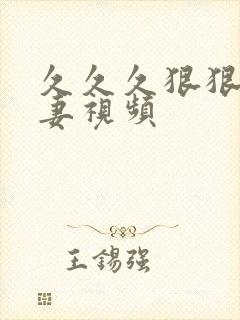 久久久狠狠操人妻视频