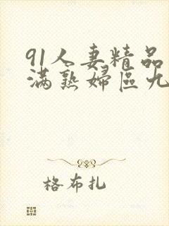 91人妻精品丰满熟妇区九色1区3区