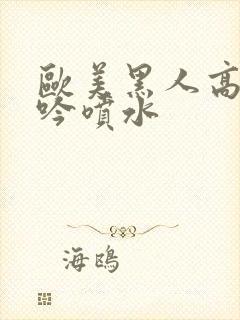 欧美黑人高潮呻吟喷水