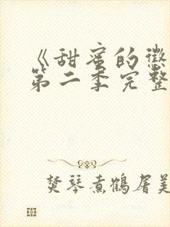 《甜蜜的惩罚》第二季完整版