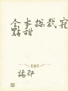 全本总裁宠妻有点甜