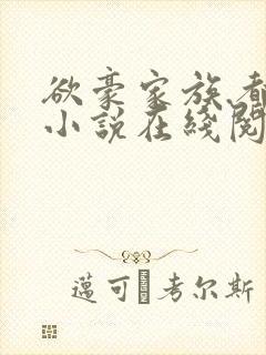 欲豪家族.都市小说在线阅读