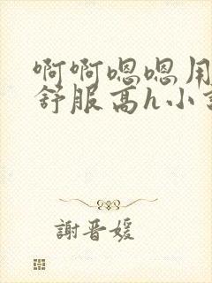 啊啊嗯嗯用力好舒服高h小说男女