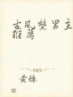 古风双男主漫画推荐