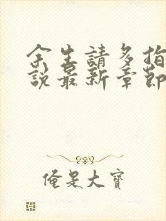 余生请多指教小说最新章节