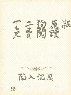 丁二狗原版全文免费阅读