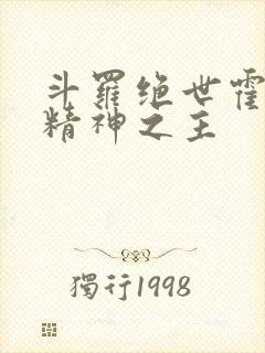 斗罗绝世霍雨浩精神之主